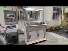 fregadero médico de acero inoxidable