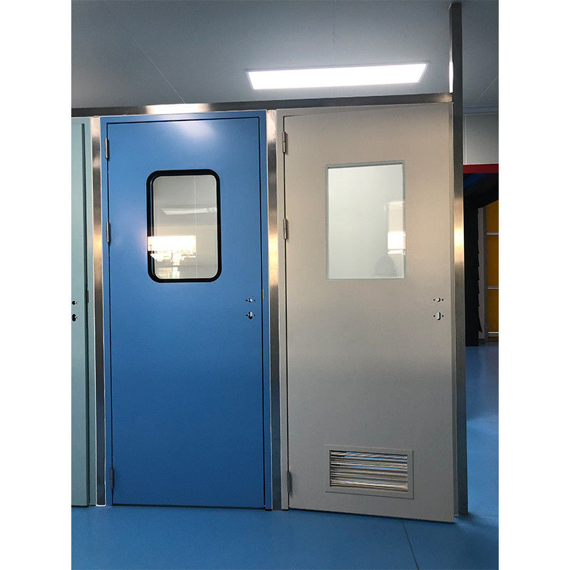 Puertas de acero inoxidables incombustibles de la seguridad los 900*2100m para el laboratorio de la fábrica de la comida