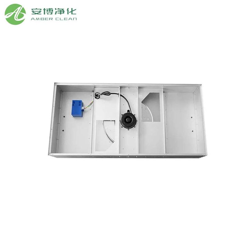 Unidad de ventilador de filtro AMBER FFU-1500 ISO 14644 de acero galvanizado