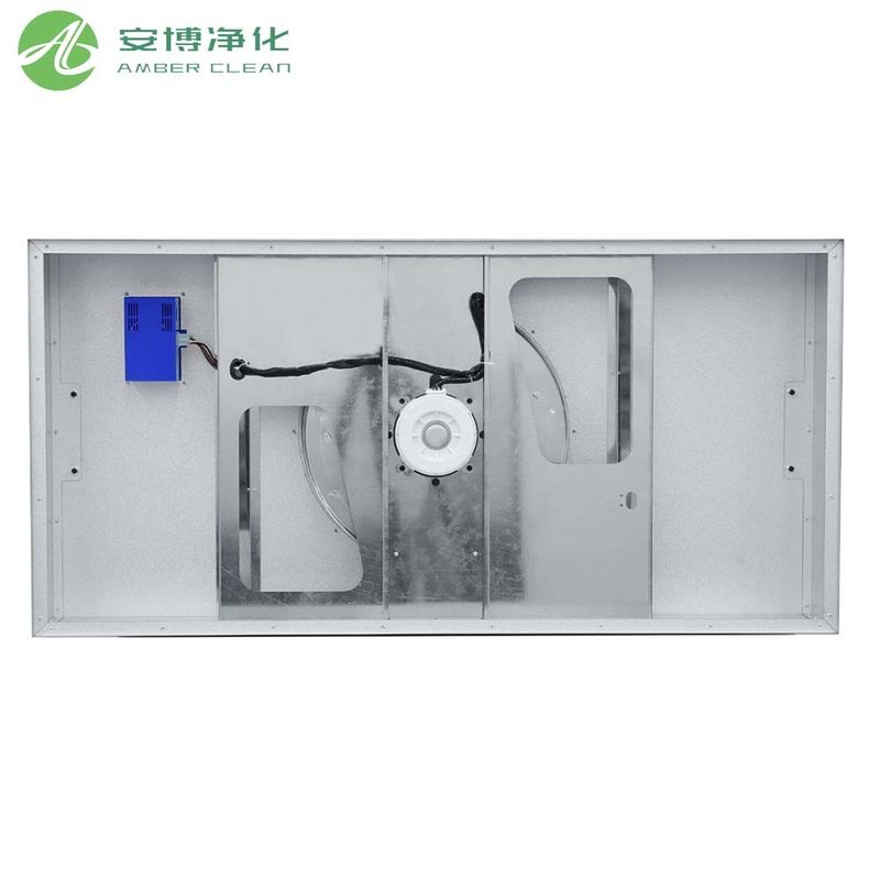 Unidades de filtro de ventilador de cuarto limpio de material de acero con capa de filtración HEPA