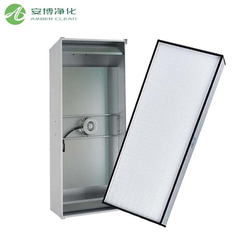 Unidad de ventilador de filtro AMBER FFU-1500 ISO 14644 de acero galvanizado