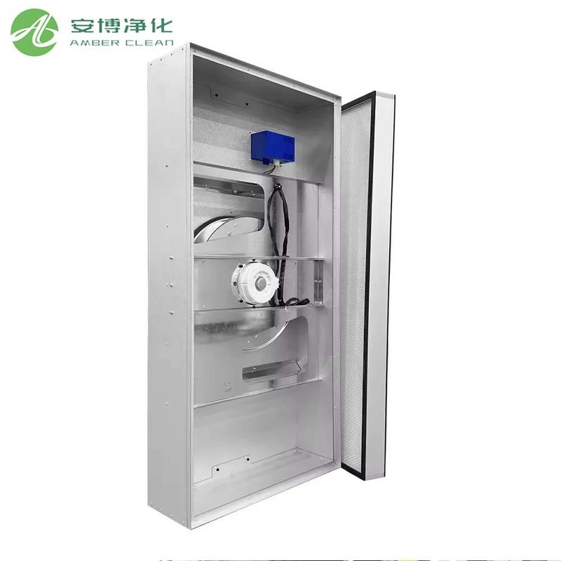 Unidades de filtro de ventilador de salas limpias de 500 m3/h 210 Pa con Outsize 575*575*230mm
