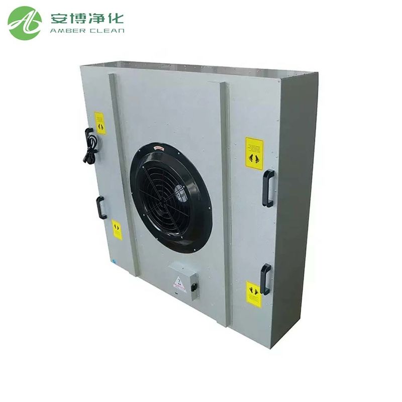 Unidad de filtro de ventilador FFU de acero galvanizado de tamaño personalizado con filtro HEPA