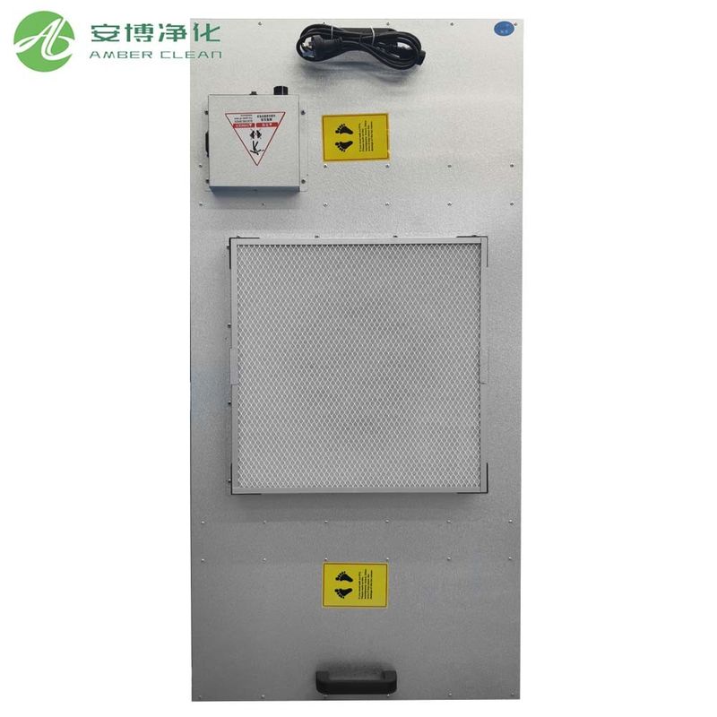 Unidad de filtro de ventilador FFU de acero galvanizado de tamaño personalizado con filtro HEPA