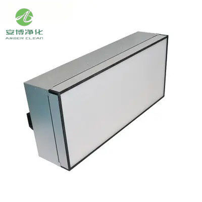 Filtro de ventilador HEPA FFU de 6 pulgadas de chapa de acero galvanizado AMBER, tamaño 600*1200*285mm
