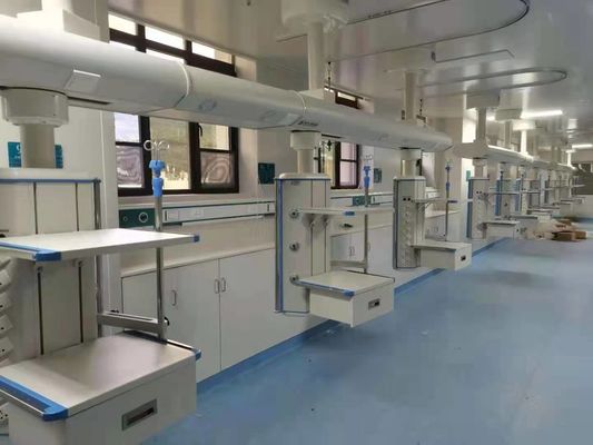 Capacidad de carga médica montada techo del brazo 160kg del colgante 750m m del techo